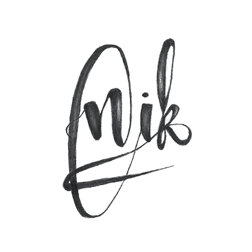Nikhil Iyer - nik - Black Logo